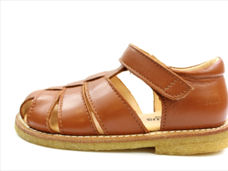 Kids Angulus Sandals | Angulus Sandal Cognac With Velcro