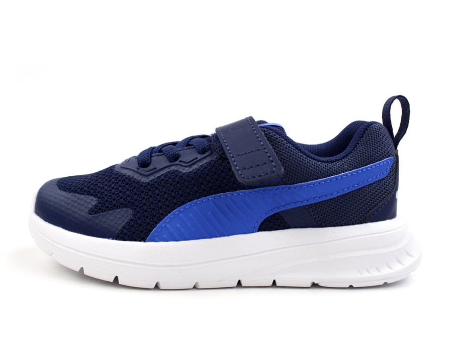 Kids Puma Shoes And Sneakers | Puma Persian Blue/Racing Blue Sneakers Evolve Run Mesh