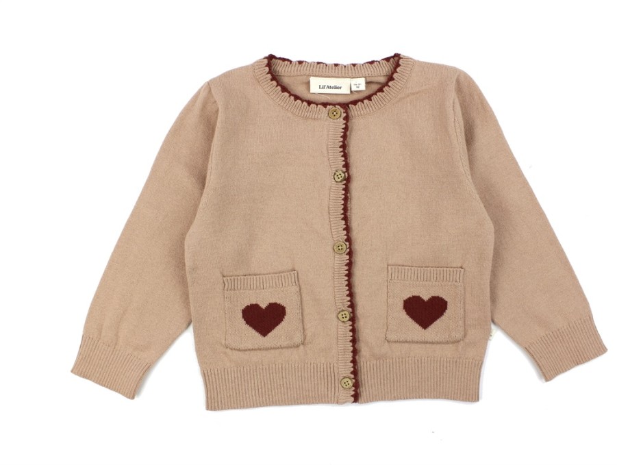 Baby Lil Atelier Blouses And Knitwear | Lil Atelier Nougat Knit Cardigan