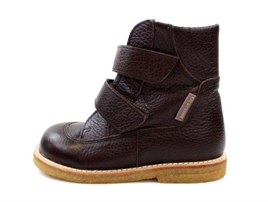 Baby Angulus Winter Boots | Angulus Dark Brown Winter Boot With Tex