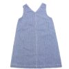 Tweens Name It Dresses | Name It Medium Blue Denim/White Dress Stripes