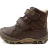 Baby Bisgaard Winter Boots | Bisgaard Brown Winter Boot Hunter With Velcro And Tex