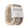 Accessories And Home Kknekki | Kknekki Hair Ties Brown/Blue Glitter Mix (4-Pack)