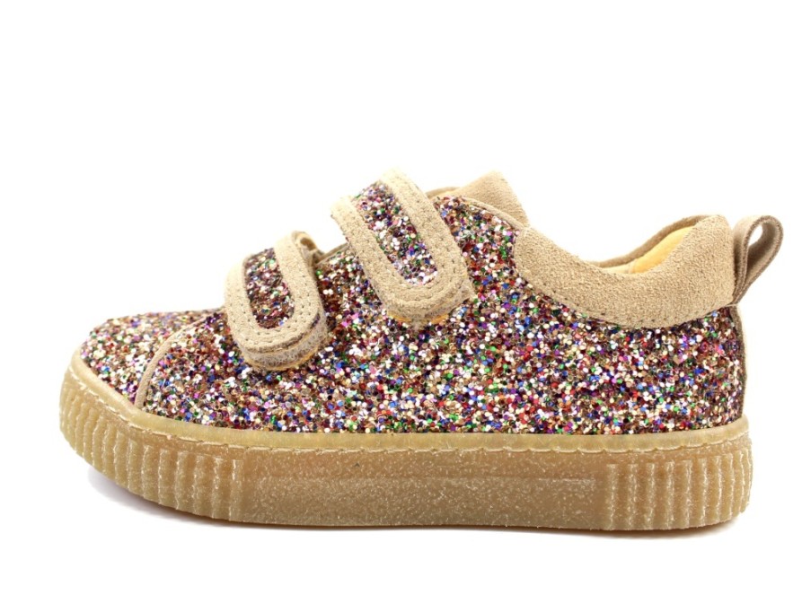 Baby Angulus Shoes And Sneakers | Angulus Multi Glitter Sand Shoes