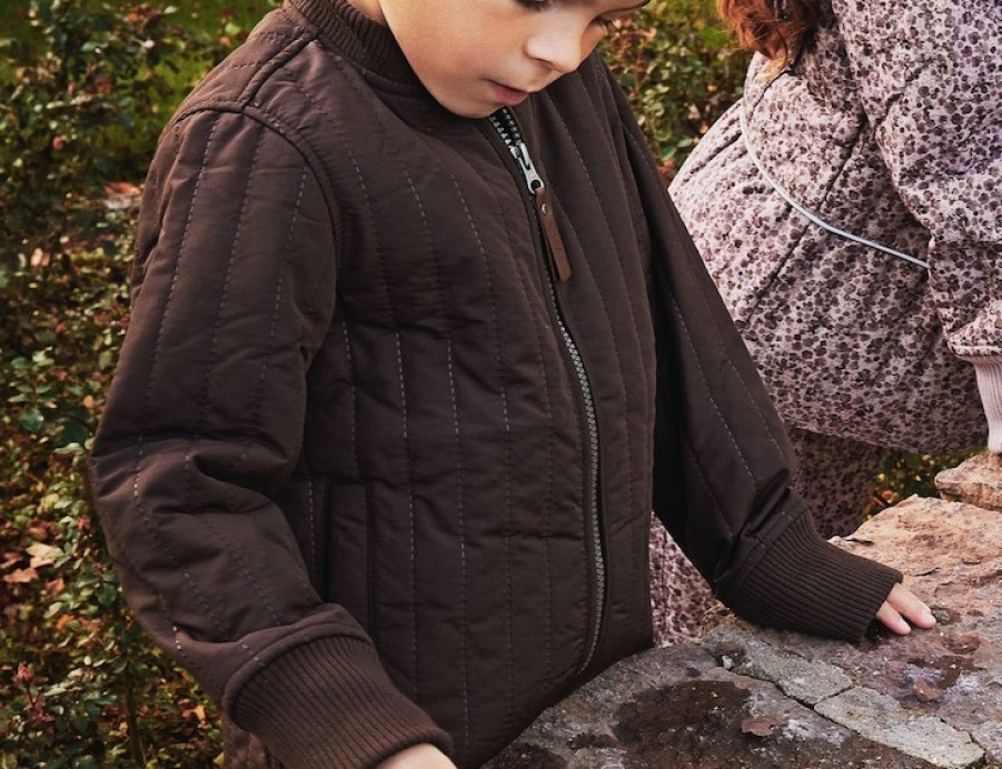 Kids En Fant Thermal Wear And Fleece | En Fant Thermal Set Coffee Bean