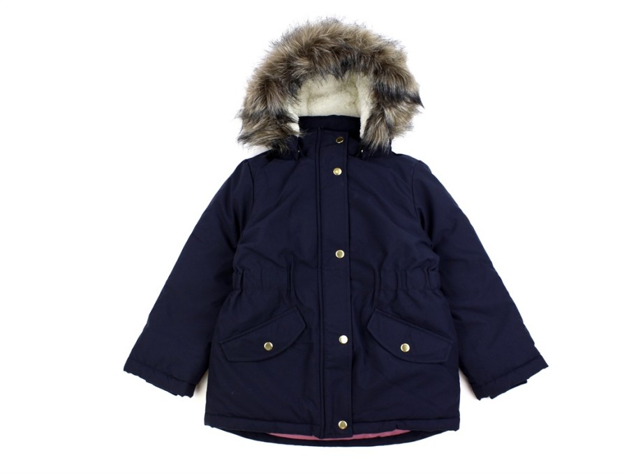 Kids Name It Winter Jackets | Name It Dark Sapphire Parka Winter Jacket