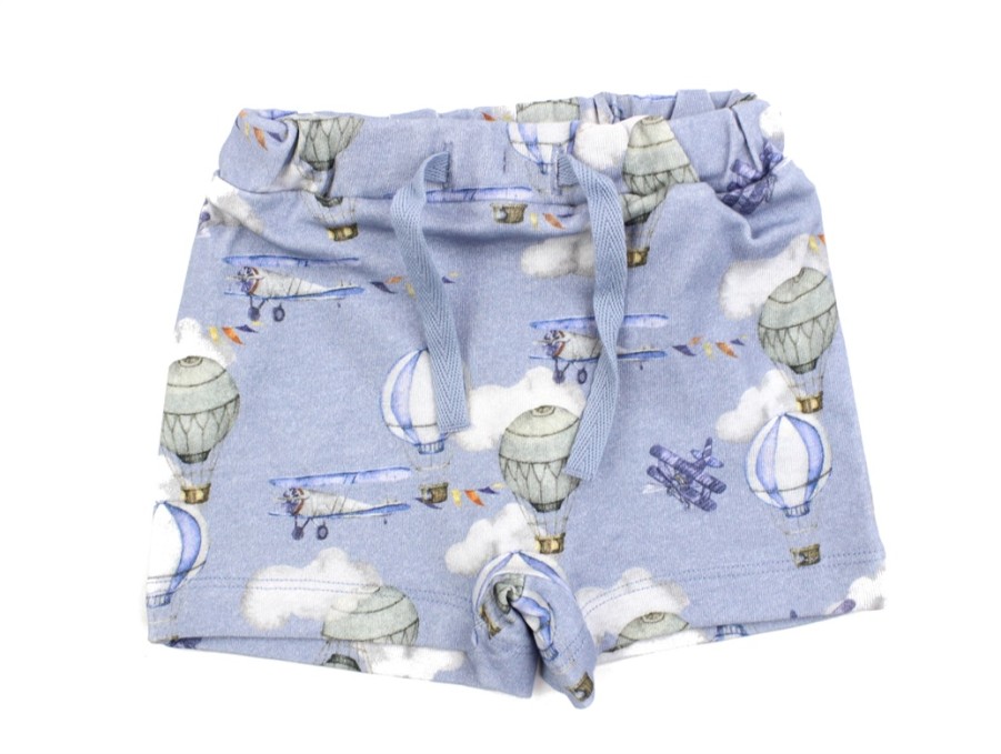 Baby Name It Shorts | Name It Dusty Blue Shorts Air Balloons