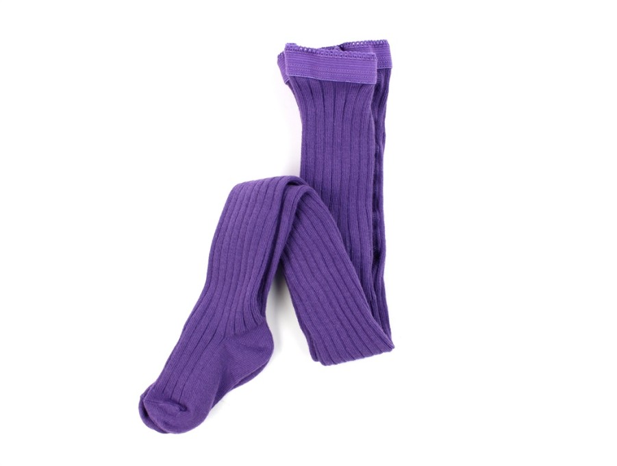 Kids MP Tights | Mp Patrician Purple Cotton Tights