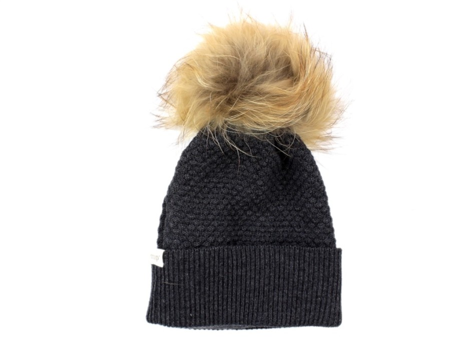 Tweens MP Wool | Mp Beanie Chunky Oslo Dark Grey Melange