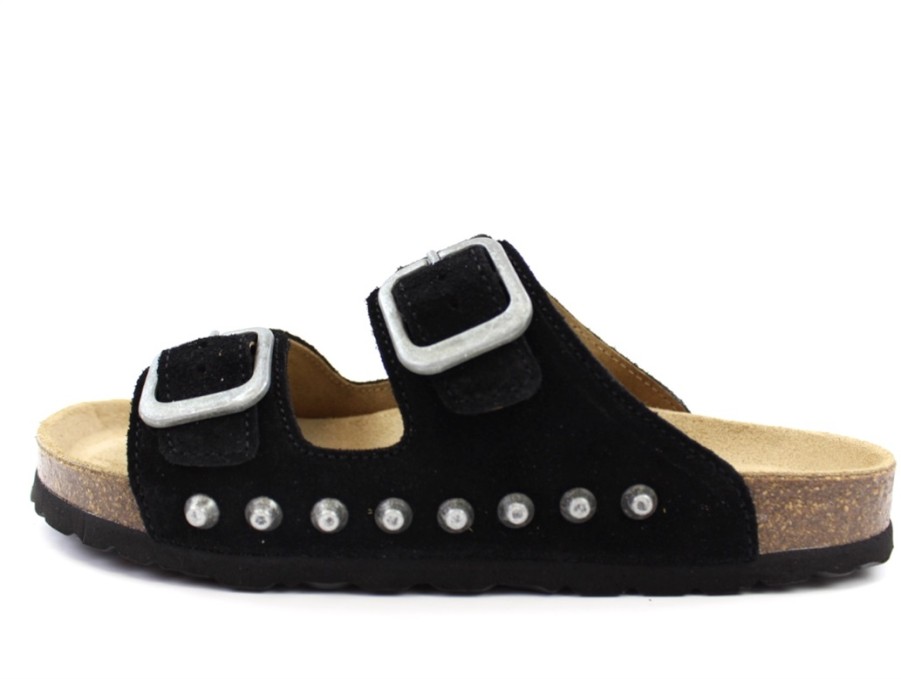 Tweens Petit by Sofie Schnoor Sandals | Petit By Sofie Schnoor Sandal Black Suede With Studs