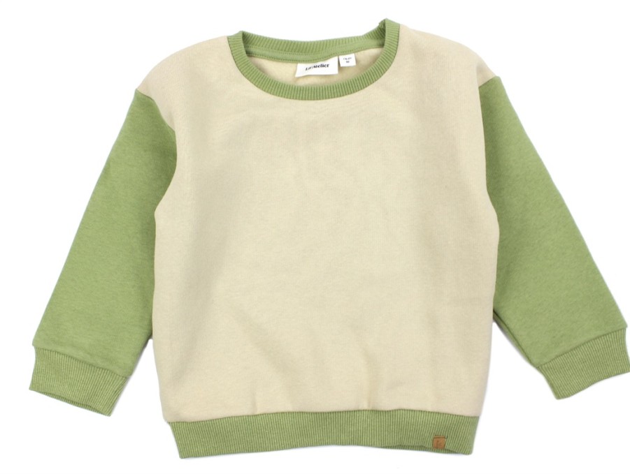 Baby Lil Atelier Blouses And Knitwear | Lil Atelier Sage Sweatshirt