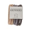 Accessories And Home Kknekki | Kknekki Hair Ties Brown/Grey Mix Slim (6-Pack)