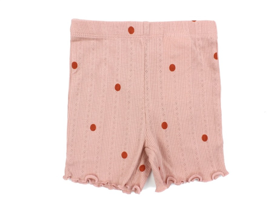 Baby Name It Shorts | Name It Rose Tan Biker Shorts Dots