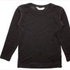 Baby Joha Short And Long-Sleeved T-Shirts | Joha Black Blouse Merino Wool/Silk