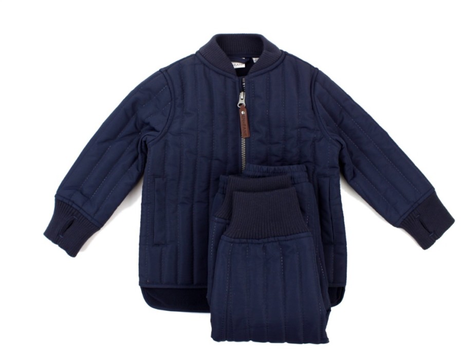 Kids En Fant Thermal Wear And Fleece | En Fant Themal Set Parisian Night Fleece Lining