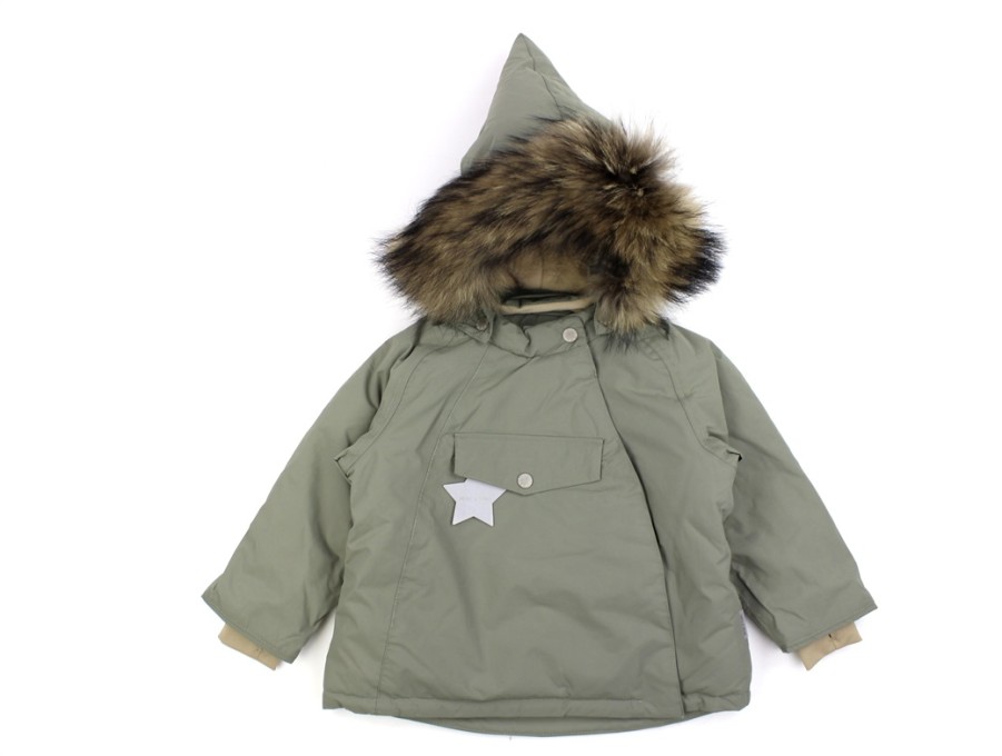 Baby Mini A Ture Winter Jackets | Mini A Ture Vert Winter Jacket Wang Fur