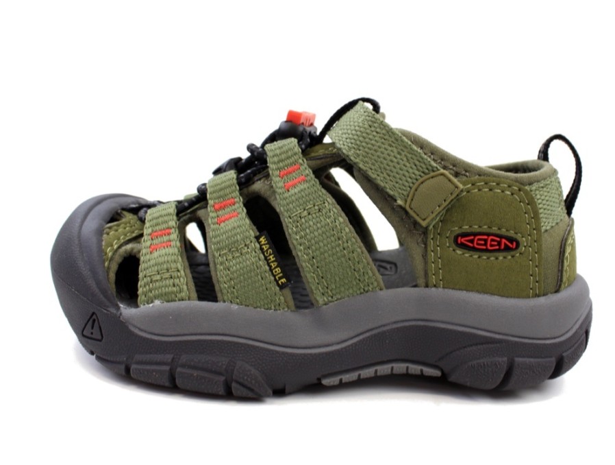 Tweens Keen Sandals | Keen Sandal Newport Olive Drab/Orange