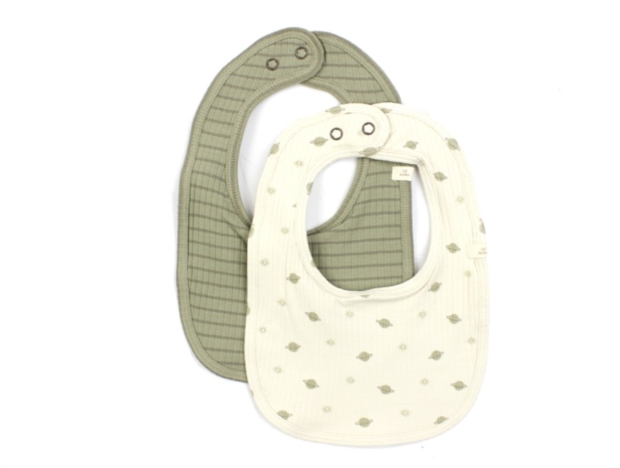 Accessories And Home Lil Atelier | Lil Atelier Turtledove Bib (2-Pack)