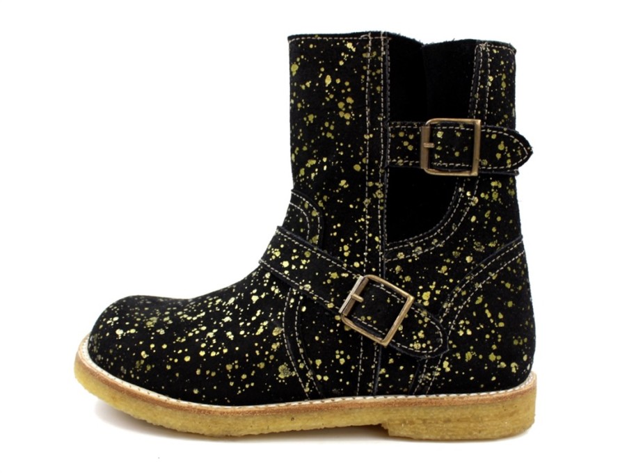 Tweens Arauto RAP Winter Boots | Arauto Rap Winter Boot Marta Black Josephine With Zip And Tex