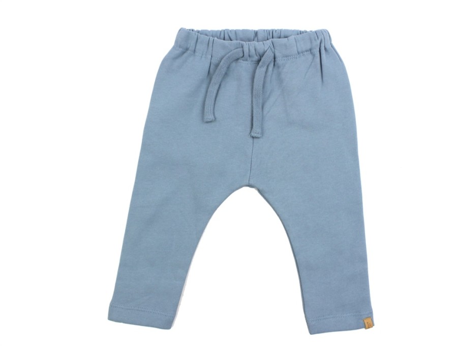 Baby Lil Atelier Pants And Leggings | Lil Atelier Smoke Blue Sweatpants