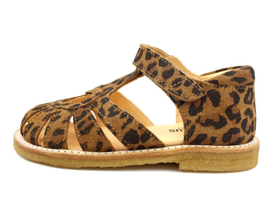 Baby Angulus Sandals | Angulus Sandal Leopard With Heart