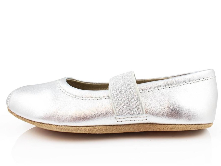 Kids Bisgaard Slippers | Bisgaard Ballerina Silver