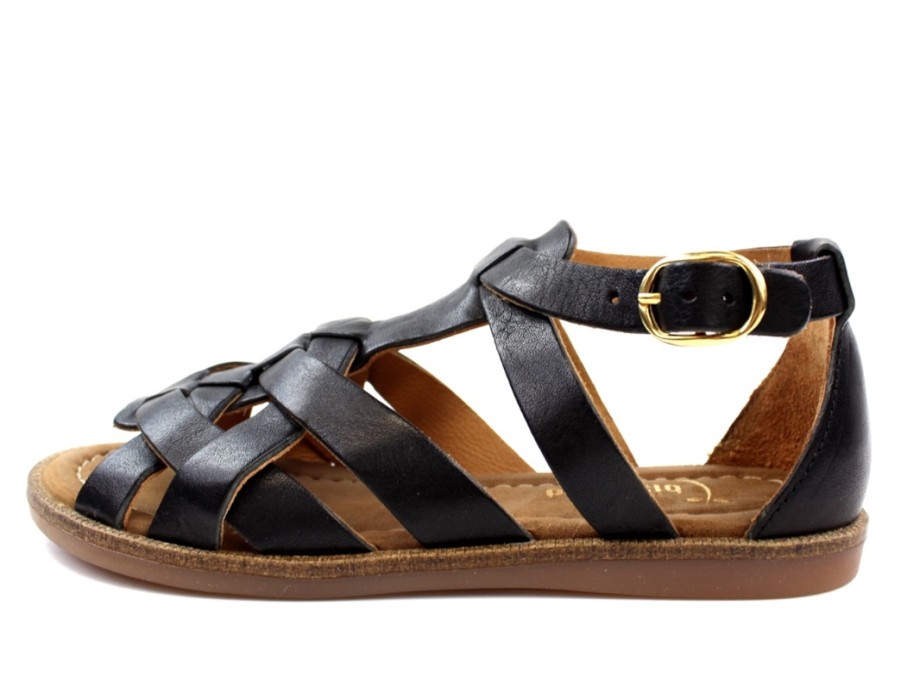 Tweens Bisgaard Sandals | Bisgaard Sandals Black With Buckle