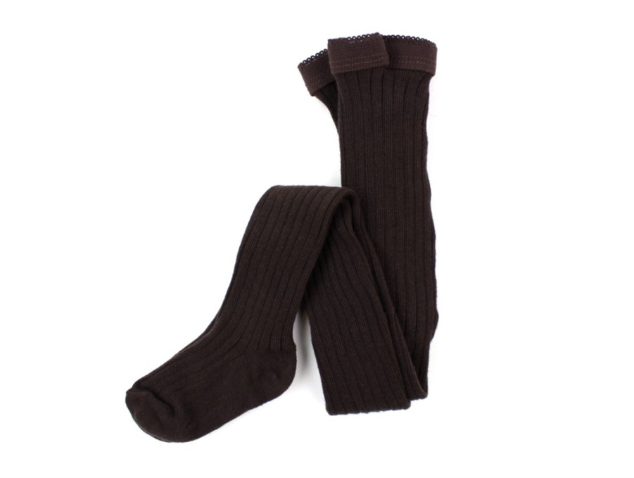 Kids MP Tights | Mp Tights Cotton Dark Brown