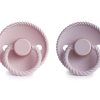 Accessories And Home FRIGG | Frigg Baby Pink/Soft Lilac Pacifer Rope Latex (2-Pack)