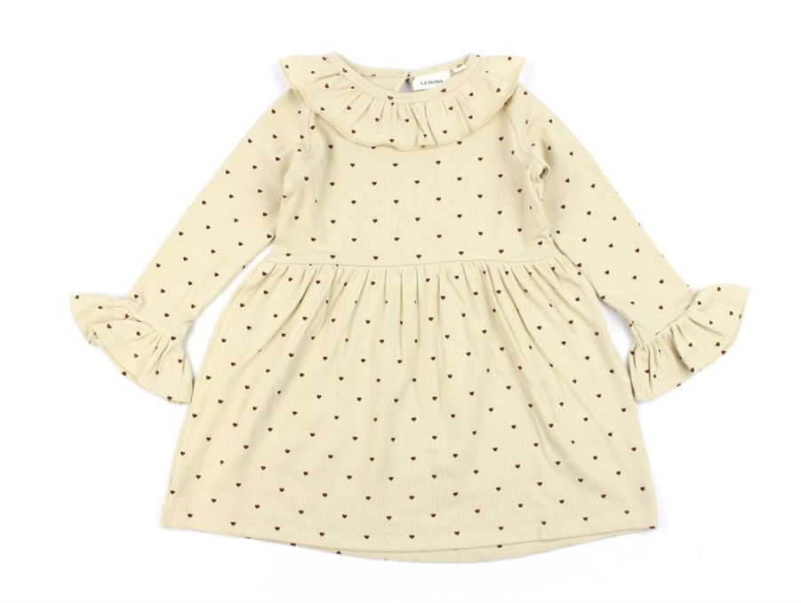 Baby Lil Atelier Dresses | Lil Atelier Wood Ash Hearts Dress