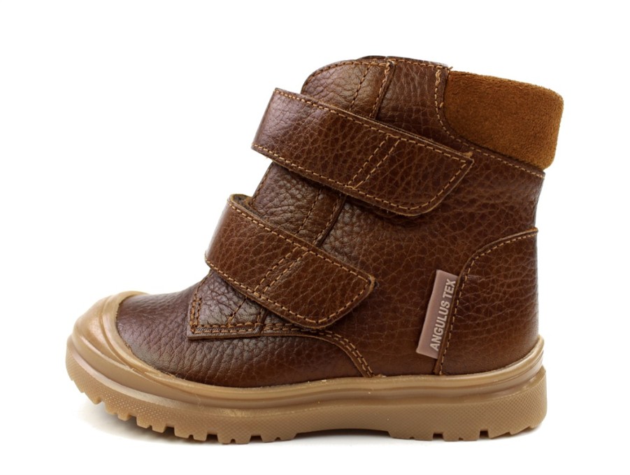 Baby Angulus Winter Boots | Angulus Cognac Winter Boot With Tex