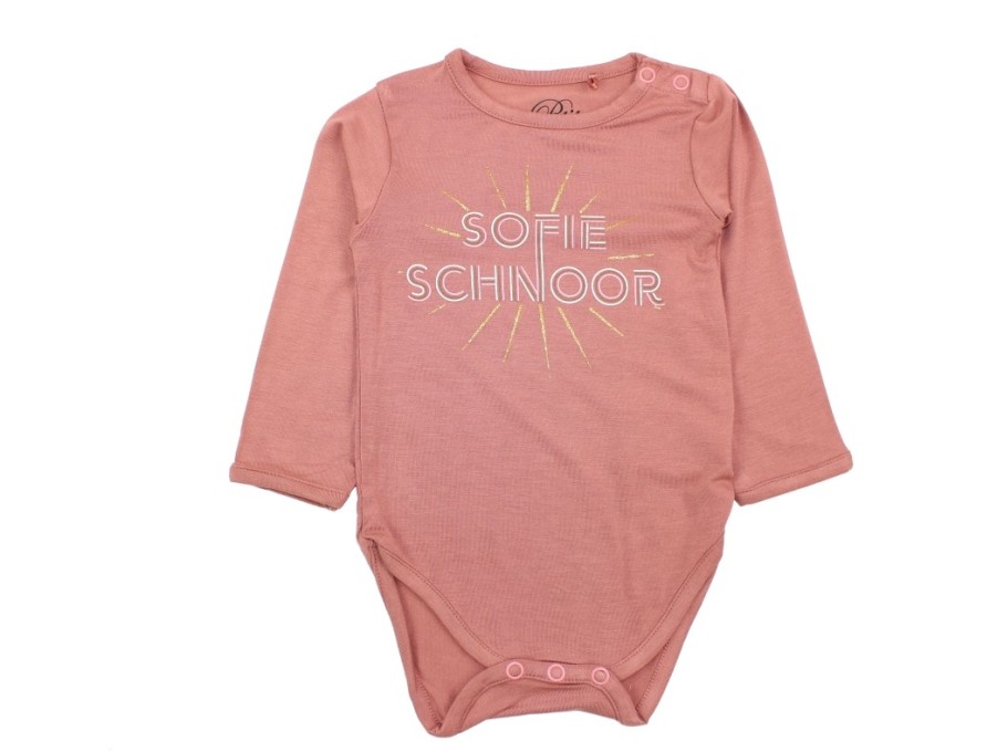 Baby Petit by Sofie Schnoor Bodysuits And Jumpsuits | Petit By Sofie Schnoor Body Dusty Rose