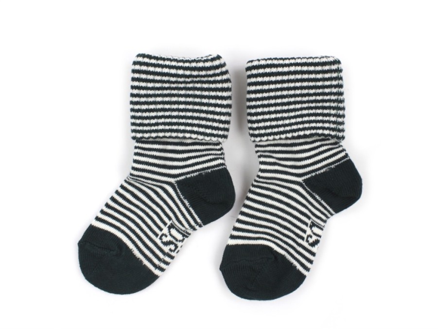 Baby Soft Gallery Socks | Mp/Soft Gallery Socks Cotton Gardenia Seersucker Stripe (3-Pack)