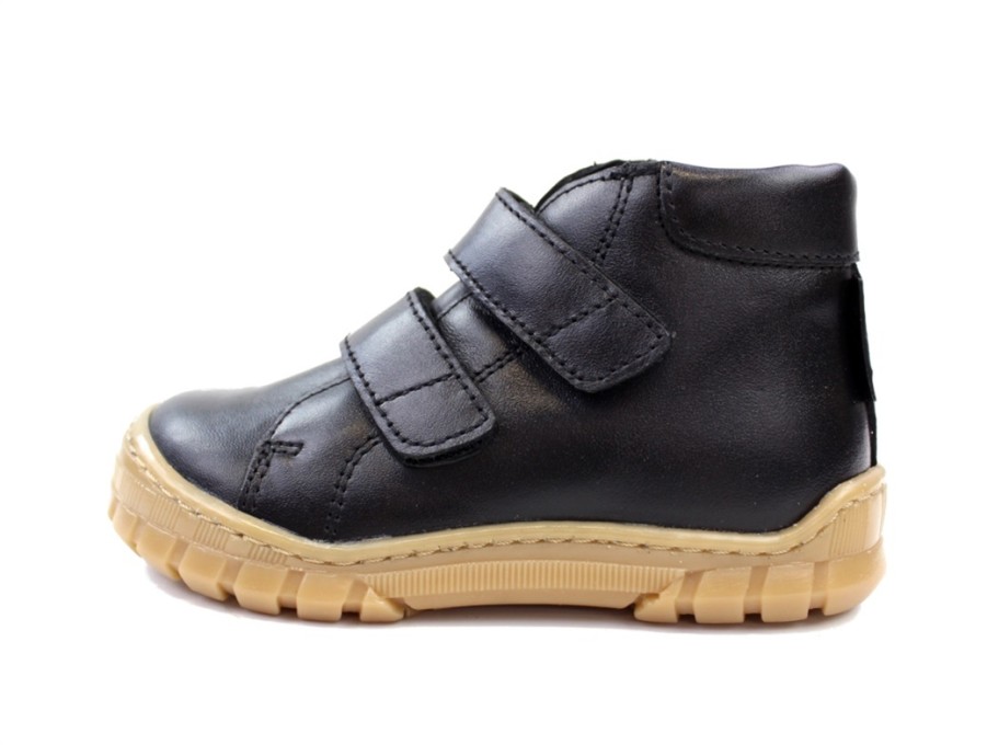 Baby Angulus Shoes And Sneakers | Angulus Shoes Black Basic With Tex