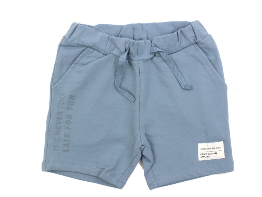 Baby Name It Shorts | Name It Smoke Blue Shorts