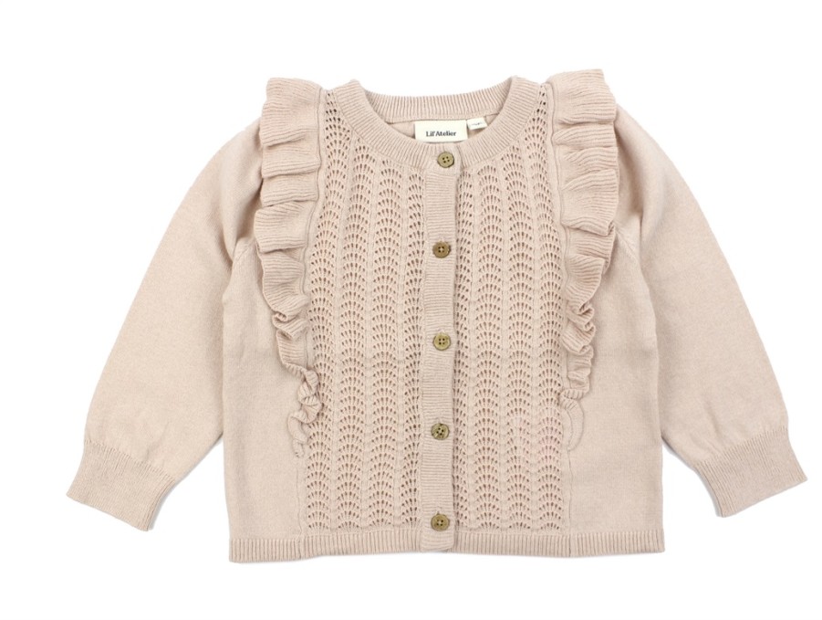 Baby Lil Atelier Blouses And Knitwear | Lil Atelier Rose Dust Cardigan