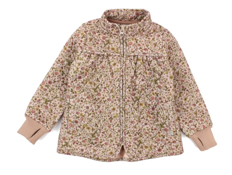 Baby Wheat Transition Jackets | Wheat Thermal Jacket Thilde Watercolor Flora