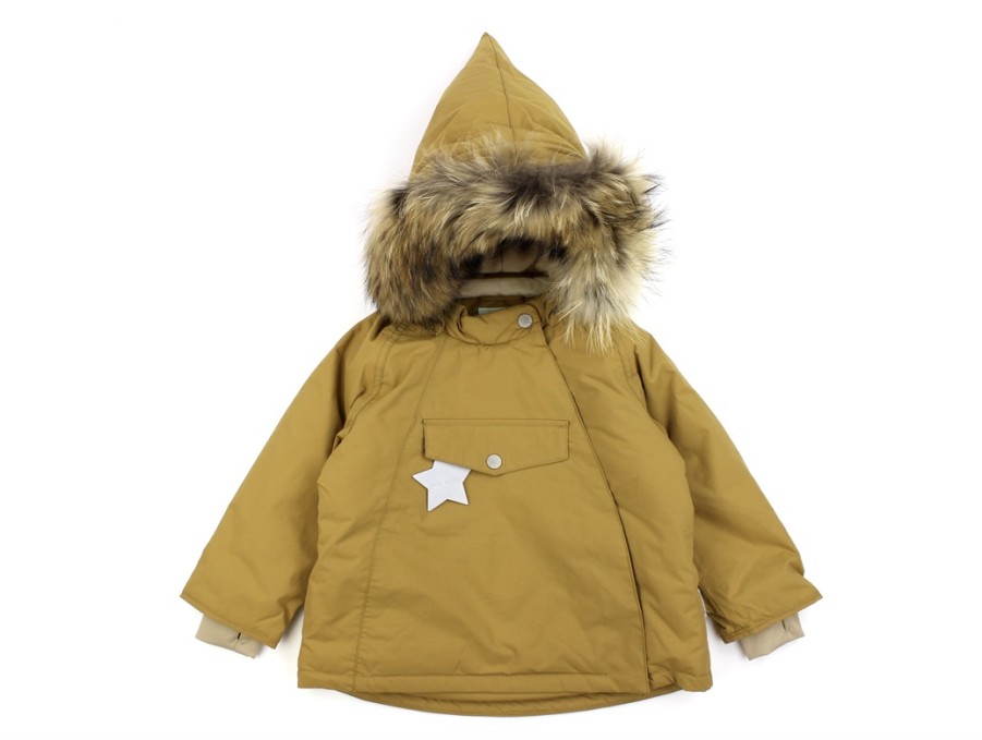 Baby Mini A Ture Winter Jackets | Mini A Ture Medal Bronze Winter Jacket Wang Fur