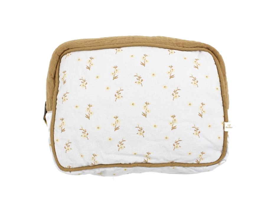 Accessories And Home Lil Atelier | Lil Atelier Turtledove Toiletry Bag Print