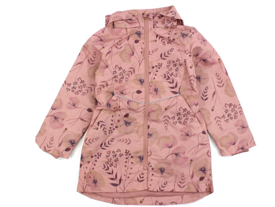 Tweens Name It Transition Jackets | Name It Old Rose Transition Jacket Flowers