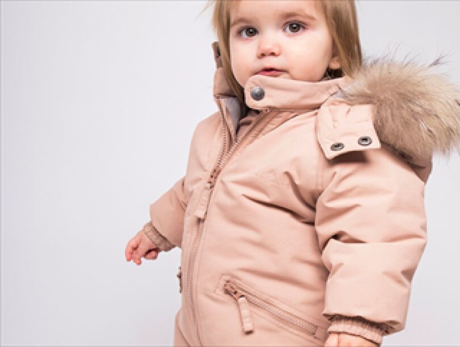 Baby Ver de Terre Coveralls | Ver De Terre Mahogany Rose Snowsuit