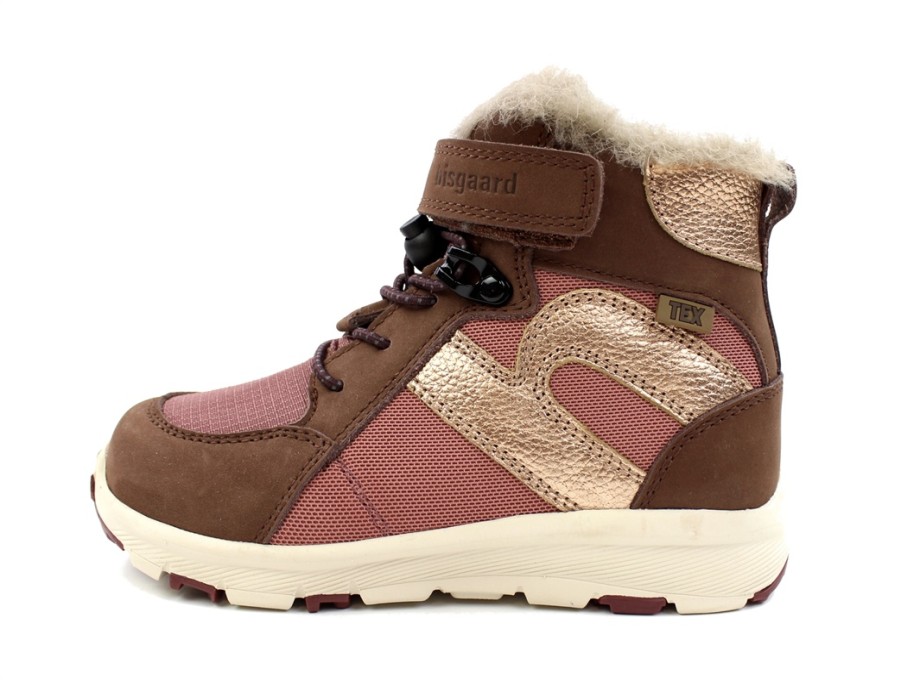 Kids Bisgaard Winter Boots | Bisgaard Rose Winter Boot Marlon With Velcro And Tex