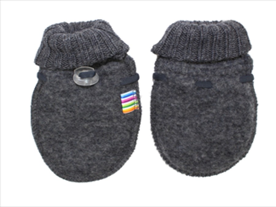 Baby Joha Wool | Joha Coke Melange Mittens Merino Wool