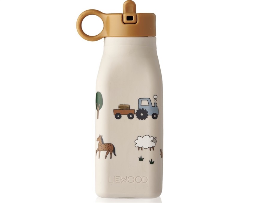 Accessories And Home Liewood | Liewood Farm/Sandy Silicone Water Bottle Warren 350Ml