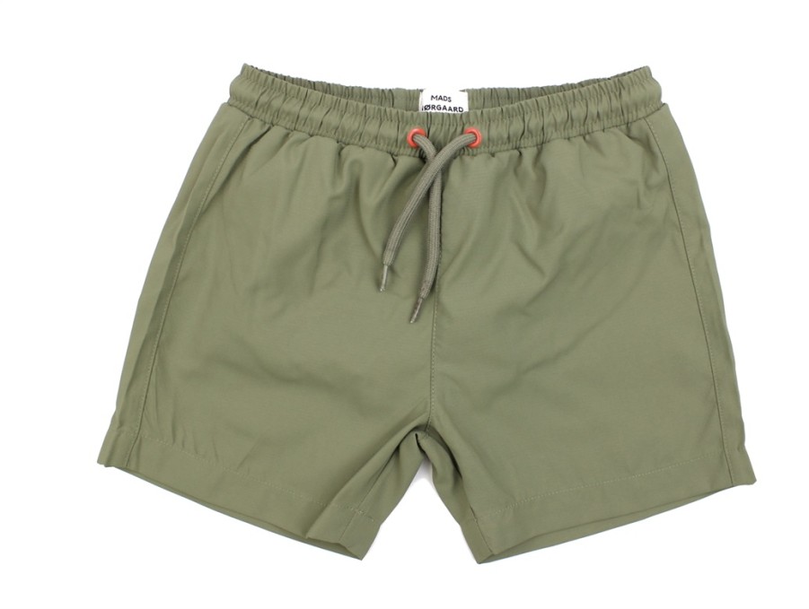 Baby Mads Nørgaard Swimwear | Mads Norgaard Dusky Green Swimming Shorts Sandrino