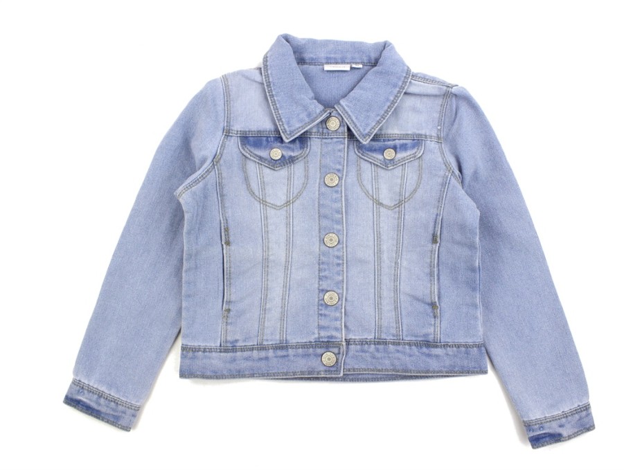 Tweens Name It Transition Jackets | Name It Light Blue Denim Jacket