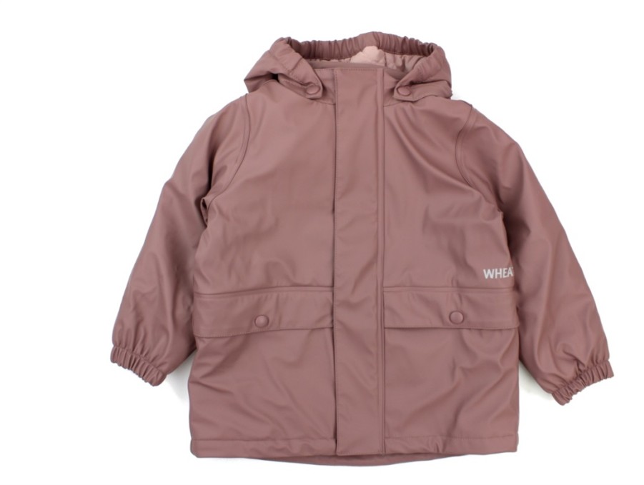 Baby Wheat Transition Jackets | Wheat Thermal Rainwear Jacket Ajo Dusty Lilac