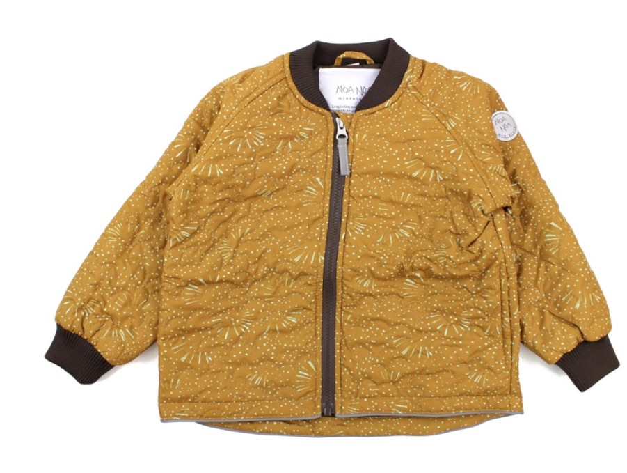 Baby Noa Noa Miniature Transition Jackets | Noa Noa Miniature Thermal Jacket Grace Golden Brown Print