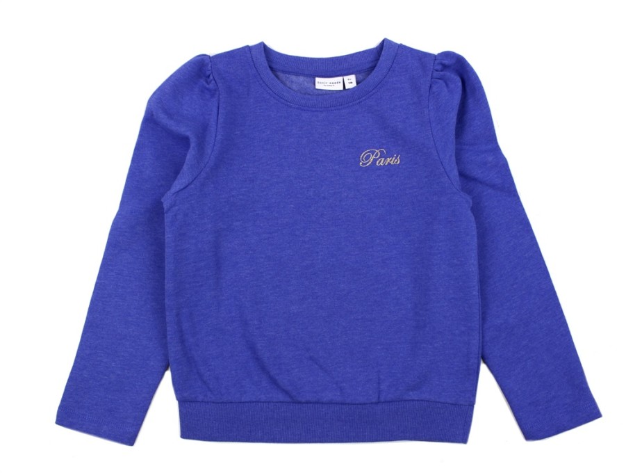 Tweens Name It Blouses And Knitwear | Name It Dazzling Blue Sweatshirt