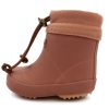 Baby Bisgaard Thermal Boots And Winter Rubber Boots | Bisgaard Winter Rubber Boot Short Mustard Flower With Wool Lining